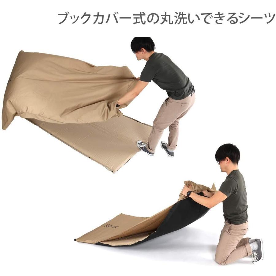 DOD(ディーオーディー) ソトネノサソイL 丸洗いシーツ付き 厚み4.5cmエアマット カマボコテントにフィット CM3-622-TN ディーオーディー 約 DOD ソトネノサソイL 丸洗いシーツ付き 厚み4 5cmエアマット カマボコテントにフィット CM3 TN サイズ