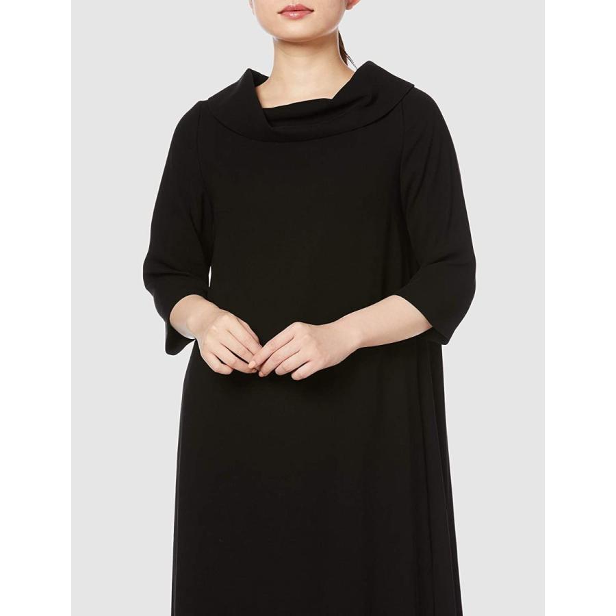 値頃 レディース 手洗いok Iラインシルエット ロールカラーワンピース ブラックフォーマル セシール ブラック 日本サイズl相当 L 日本 バッグ Headshotsbar Com