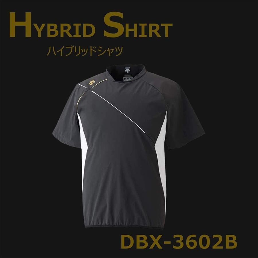 デサント シャツ ハイブリッドシャツ DBX-3602B ブラック XO｜pochon-do｜06