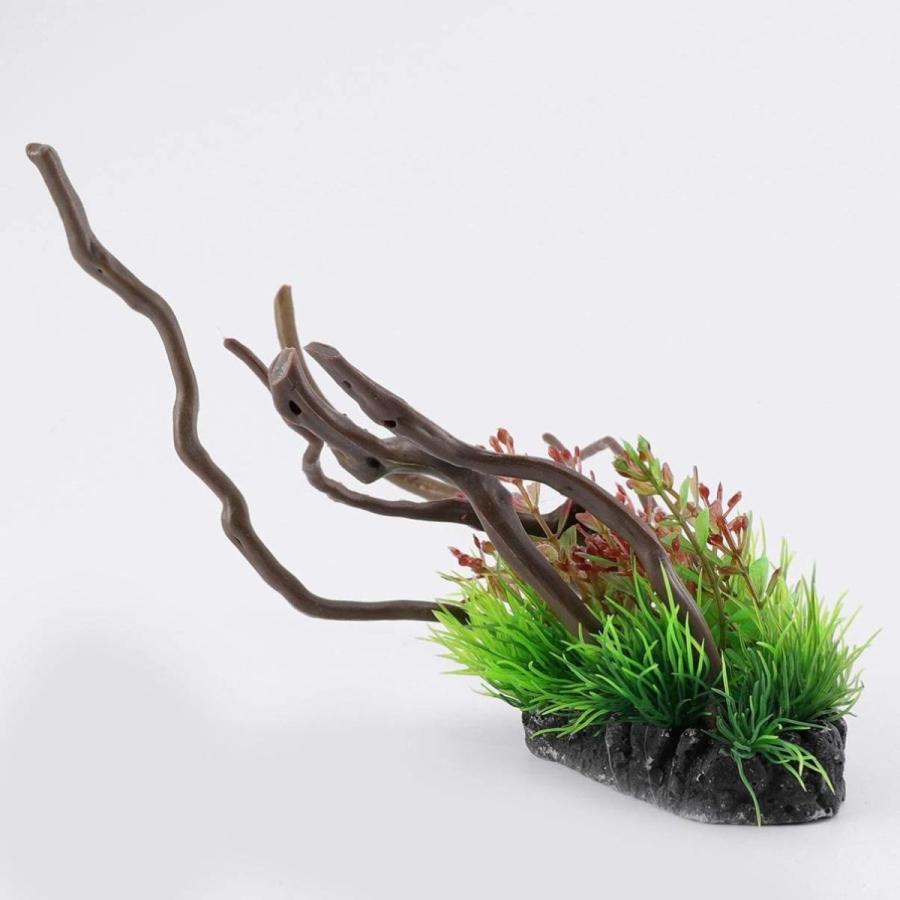 Ledmomo 人工水草 隠れ家 癒し水景 プラスチック植物 フェイクプラント 水景流木 枝 水槽飾り アクアリウムレイアウト 観賞魚 熱帯 ぽちょん堂 通販 Yahoo ショッピング