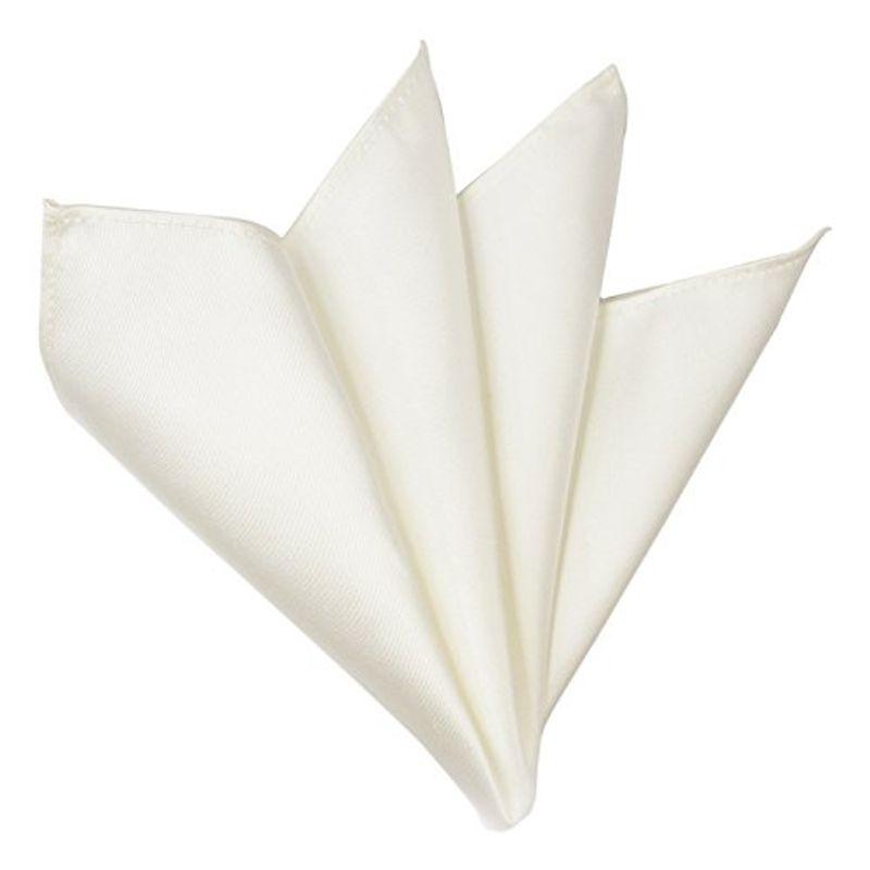 ポケットチーフ シルク やっぱり日本製 無地 (ホワイト) 結婚式 白やシルバーなど全15色から選べる (グランクレエ)