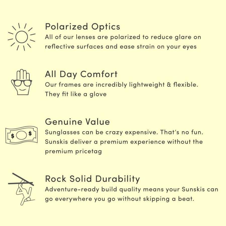 26【新品未使用】 SUNSKI サンスキー サングラス SUN-OL-TAM 偏光サングラス Olema TortoiseAmber 眼鏡 雪山 オール 【1871160869】(10819円)