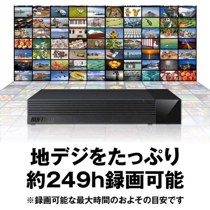 BUFFALO 外付けハードディスク 2TB TV録画用HDD採用 みまもり合図forAV対応 24時間連続録画 日本製 HDV-LLD2U｜pochon-do｜05