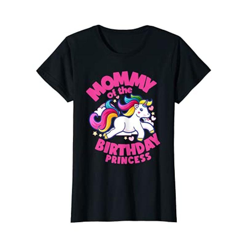 レディース 誕生日プリンセスユニコーンの誕生日ママのママ Tシャツ Ofdd3qz6gh トップス Valleymill Com