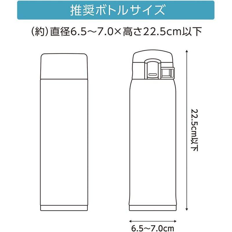 象印 (ZOJIRUSHI) ステンレスボトルカバー 水筒カバー Mサイズ グレー MC-AA02-HA｜pochon-do｜05