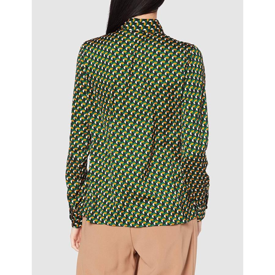 休日限定 号相当 日本サイズ11 グリーン レディース ブラウス カミーチェ ナラ シャツ ブラウス