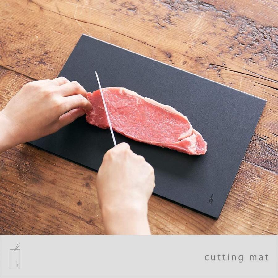 h tag カッティングマット S/アッシュタグ cutting mat S まな板 カッターマット DH-010-S ブラック｜pochon-do｜07