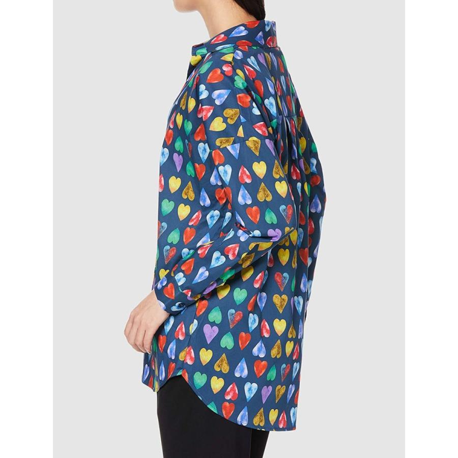 【新商品】 ナラ カミーチェ カラフルハートプリントプルオーバー長袖シャツ 10-01-01-070 レディース ネイビー 日本 M (日本サイズ9 【L2136427524】(12353円)
