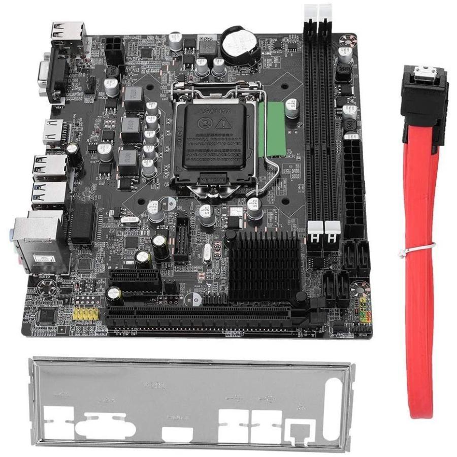 LGA 1155マザーボード Intel B75用 デスクトップコンピューターメインボード USB 3.0 SATA DDR3メモリ マンボ｜pochon-do｜10