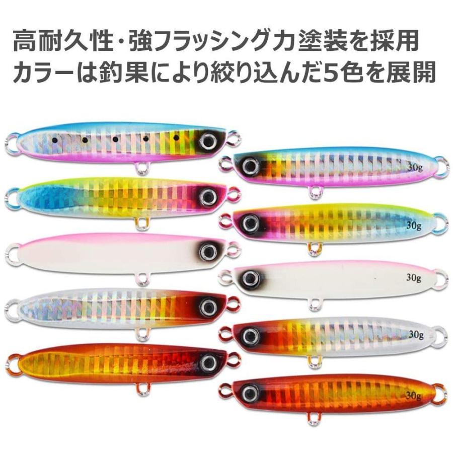 楽天 ルアー ヒラメ 青嵐ルアー シーバス 青物 鉄板ルアー St 46フック付け 飛距離抜群 後方重心 セット 32g 21g メタルジグ その他ハードルアー Leauduvalenciennois Fr