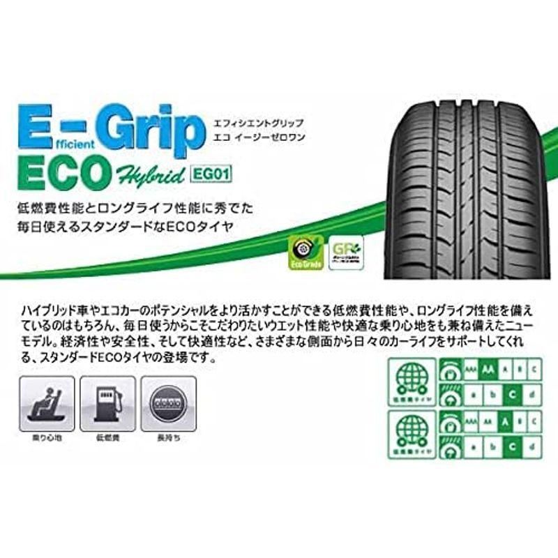 サマータイヤ 4本セット グッドイヤー(Goodyear) EfficientGrip ECO EG01 195/55R16 87V｜pochon-do｜02