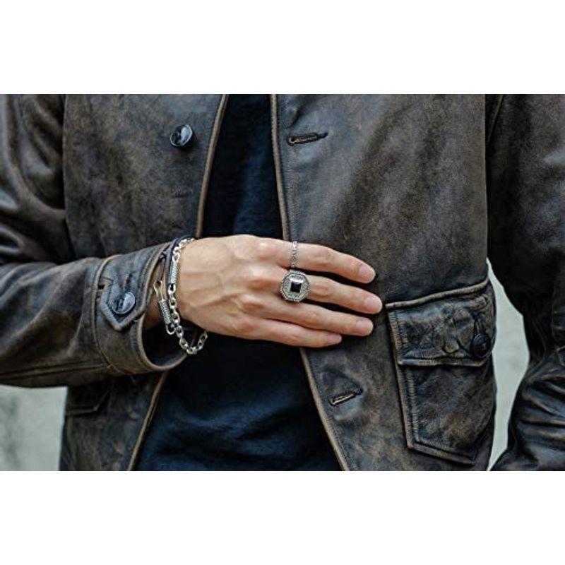 LHN Jewelry USA製 シルバー製 Hiapo チェーン ブレスレット LHN Jewelry(エルエイチエヌ ジュエリー) アメリカ製