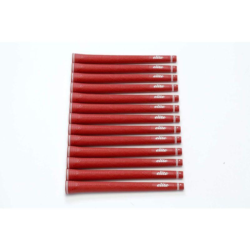 elitegrips (エリートグリップ) ゴルフ グリップ MX55 13本セット クラシックレッド バックライン無し MX55 エリートグリップ ゴルフ グリップ 13本セット クラシックレッド バックライン無し