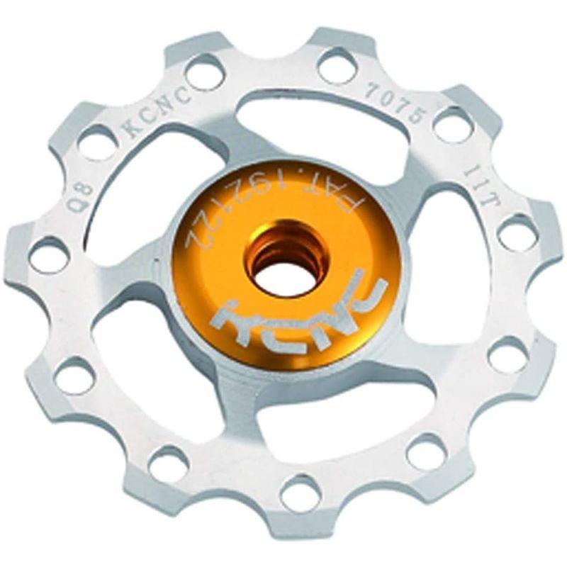 KCNC 自転車 軽量 ディレーラーパーツ セラミックベアリング仕様 ジョッキーホイール 11T プーリー 11S/10S/9S シルバー|pochon-do|02