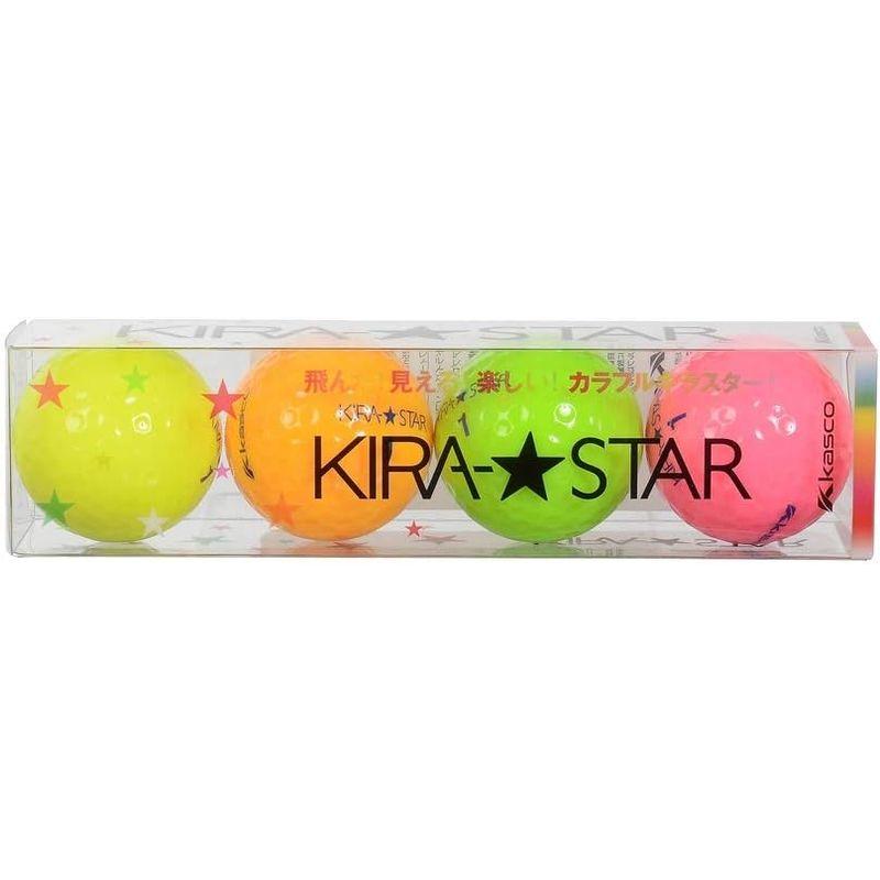 キャスコ(Kasco) ゴルフボール KIRA STAR2 キラスター2N4色アソートダース｜pochon-do｜05