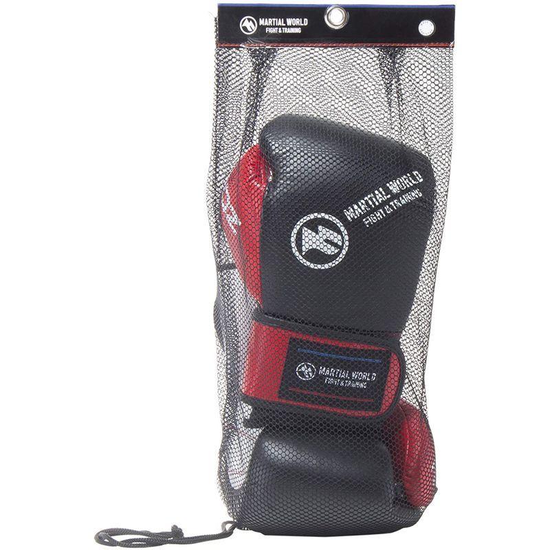 マーシャルワールド(MARTIAL WORLD) ベーシックグローブ ボクシング BG12-14-RDBK 赤黒 14oz MARTIAL WORLD ベーシックグローブ ボクシング BG12 RDBK 赤黒 14oz