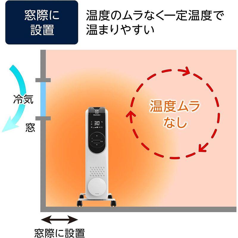 Electrolux (エレクトロラックス) オイルヒーター ブラック EO12D102C0｜pochon-do｜06