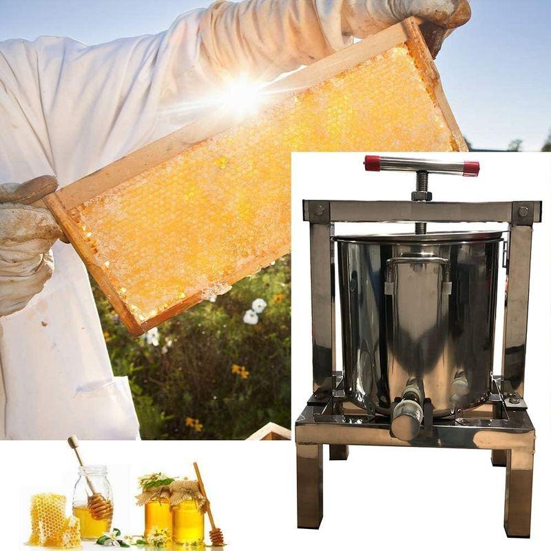 RAAKIMO 蜂蜜ワックスプレス機 蜂蜜圧搾機 15L大容量 六級濾過プログラム 蜂蜜分離器 養蜂器具 蜂蜜抽出 分離 絞り機 蜜蝋 ハニ｜pochon-do｜05