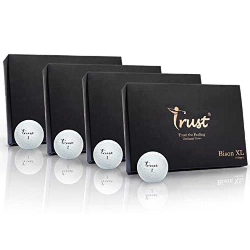 TrustトラストゴルフボールBison-XLウレタンカバー 3ピースリアクティブコア(ツアー系) ヘッドスピード50m/s以上 Bison