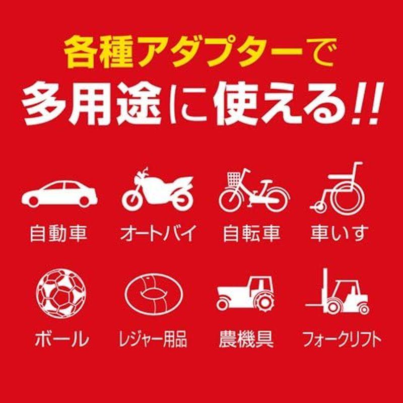 BAL ( 大橋産業 ) 空気入れ 自動車・自転車用ポンプ ポンピィ ブラック 1911｜pochon-do｜02