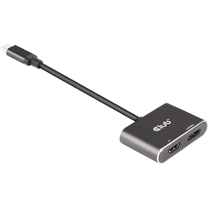 Club 3D MST ハブ USB3.2 Gen2 Type-C (DP Alt-Mode) to DisplayPort + HDMI｜pochon-do｜03