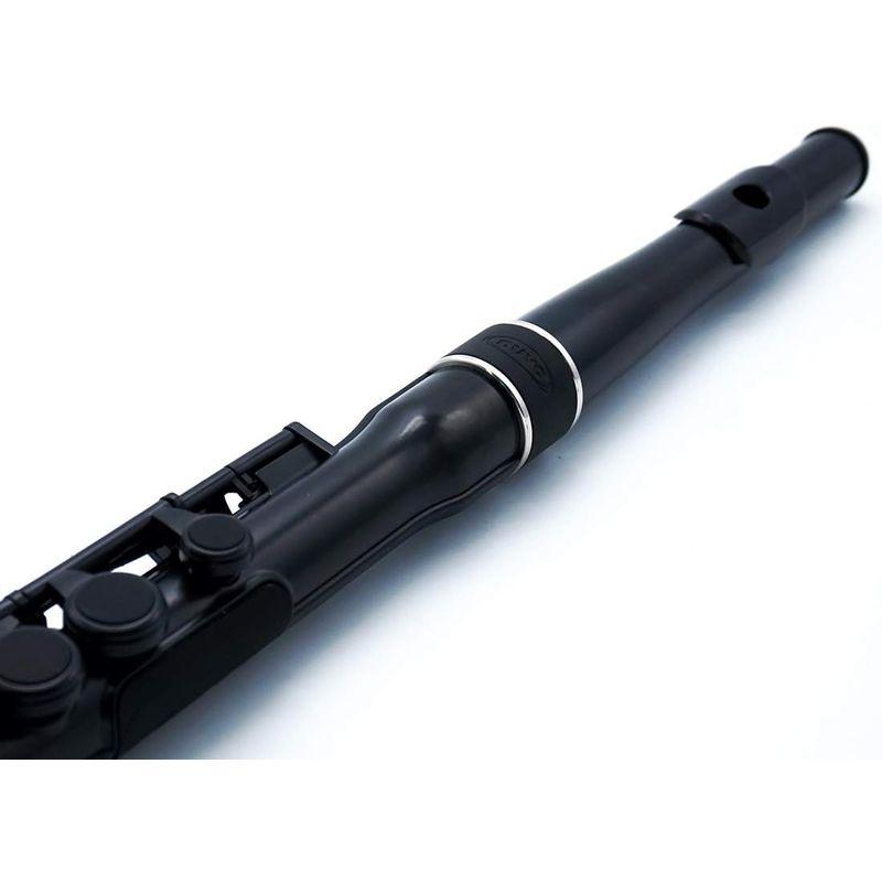 NUVO ヌーボ プラスチック製管楽器 完全防水仕様 フルート C調 Student Flute 2.0 Black/Black N230S｜pochon-do｜02