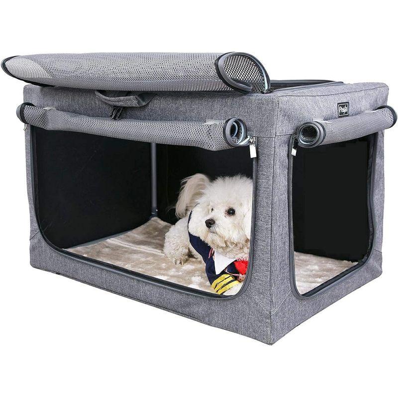 Petsfit クレート 中型犬 小型犬 折りたたみ 犬 ソフトクレート ソフトケージ 回転式パイプ 折りたたみケージ 犬用 ペットケージ クレート 中型犬 小型犬 折りたたみ 犬 ソフトクレート ソフトケージ 回転式パイプ 折りたたみケージ 犬用 ペットケージ