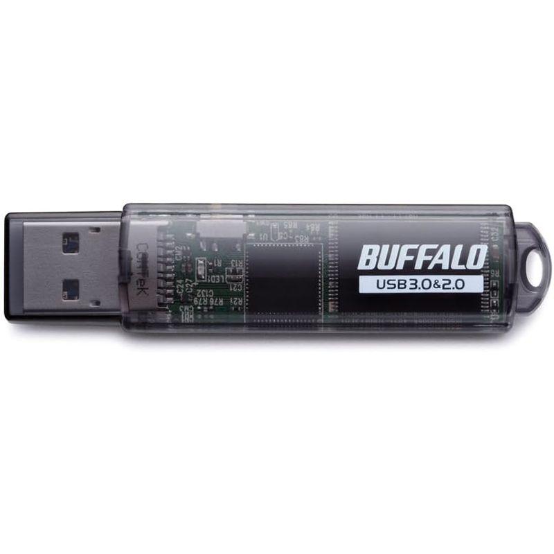 BUFFALO USB3.0対応 USBメモリ スタンダード 64GB ブラック RUF3-C64GA-BK｜pochon-do｜02