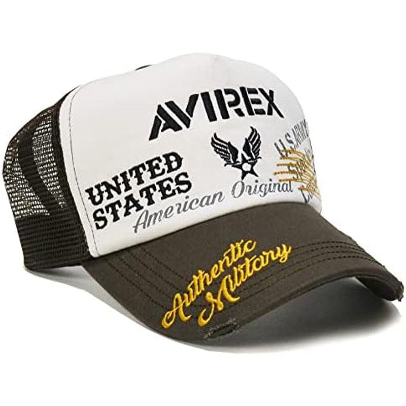 AVIREX (アビレックス) United States 17093800 AVIREX ダメージメッシュキャップ (ネイビー)｜pochon-do｜03