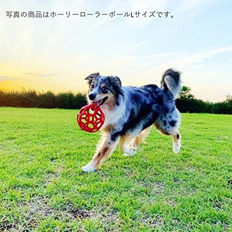 JW Pet Company犬用おもちゃ ホーリーローラーボール Lサイズ レッド｜pochon-do｜03
