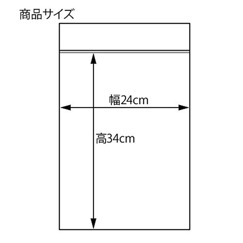 シモジマ スワン 透明袋 チャック付き ポリ J-8 A4用 厚口 100枚入 006656069 24×34cm｜pochon-do｜02