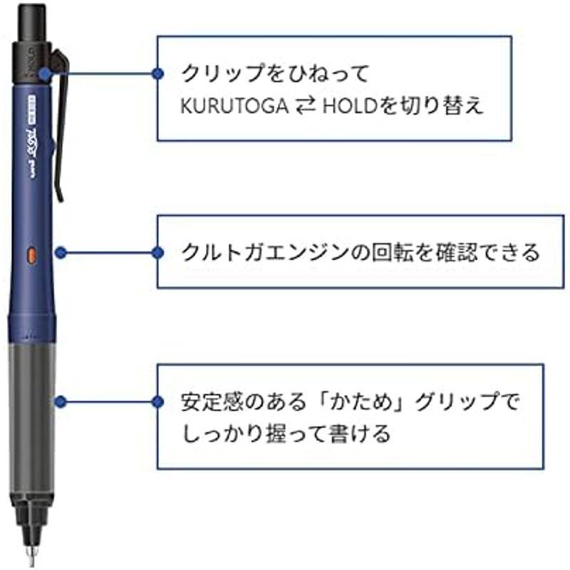 三菱鉛筆 シャープペン ユニ アルファゲル スイッチ 0.5 ネイビー M51009GG1P.9｜pochon-do｜16