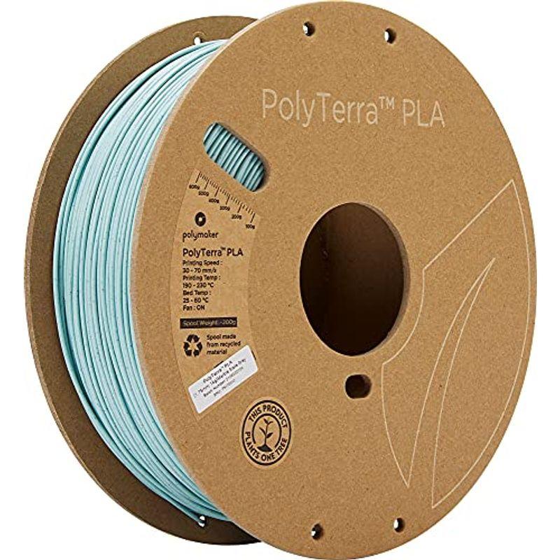ポリメーカ(Polymaker) 3Dプリンタ?用フィラメント PolyTerra PLA 1.75mm径 1kg巻 Mint｜pochon-do｜02