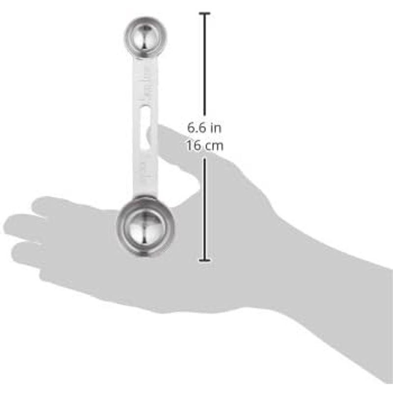 サンクラフト 計量 スプーン 大さじ 小さじ 日本製 ステンレス 食洗機対応 パティシエール PP-512 シルバー｜pochon-do｜09