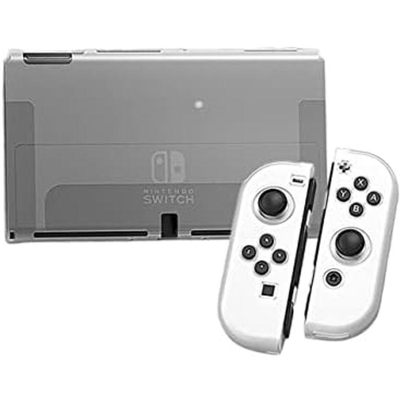 SHEAWA Switch OLED 有機ELモデル用ケース 保護ケース カバー かわいい TPU 耐衝撃 アクセサリー (ブラック)｜pochon-do｜07