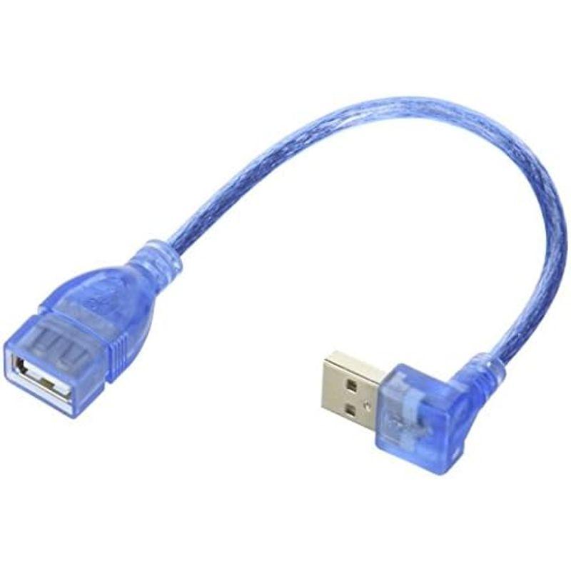 変換名人 USB(A)延長ケーブル 横向きL型・オス - メス 20cm USBA-CA20RL｜pochon-do｜04