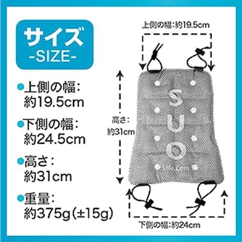 ニュークールリュック 蒸れない ひんやり 背中 接触 冷感 熱中症対策 (青)｜pochon-do｜04