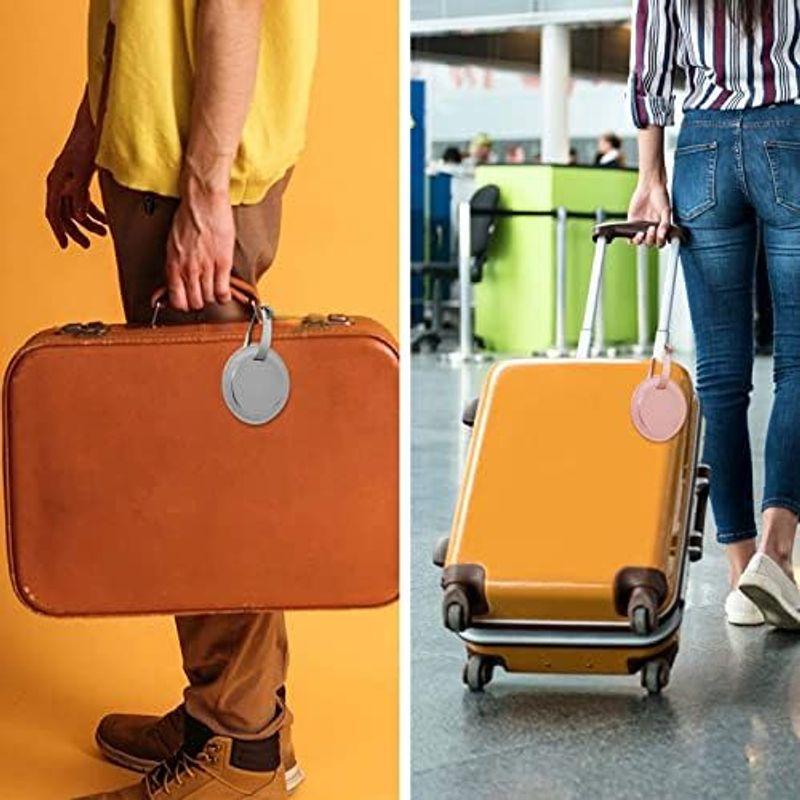 荷物タグ ネームタグ 3枚組タグラベルスーツケース PUレザーネームタグ 旅行用品、分解しやすい、ソフトで軽量、紛失防止、耐久性、出張、海外｜pochon-do｜05