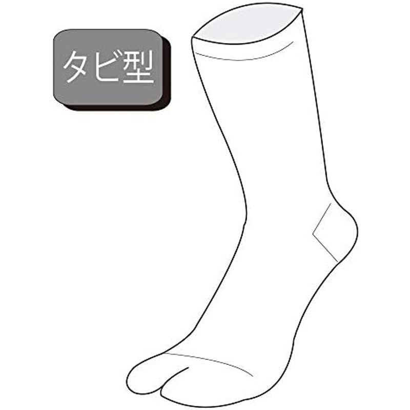 おたふく手袋 靴下 ワーキングソックス タビ型 日本製 サポート付 #751 キナリ色 24~26? 5足組｜pochon-do｜10