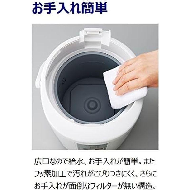 象印 加湿器 木造:6畳/プレハブ洋室:10畳 スチーム式 フィルター不要 ホワイト EE-RM35-WA｜pochon-do｜04