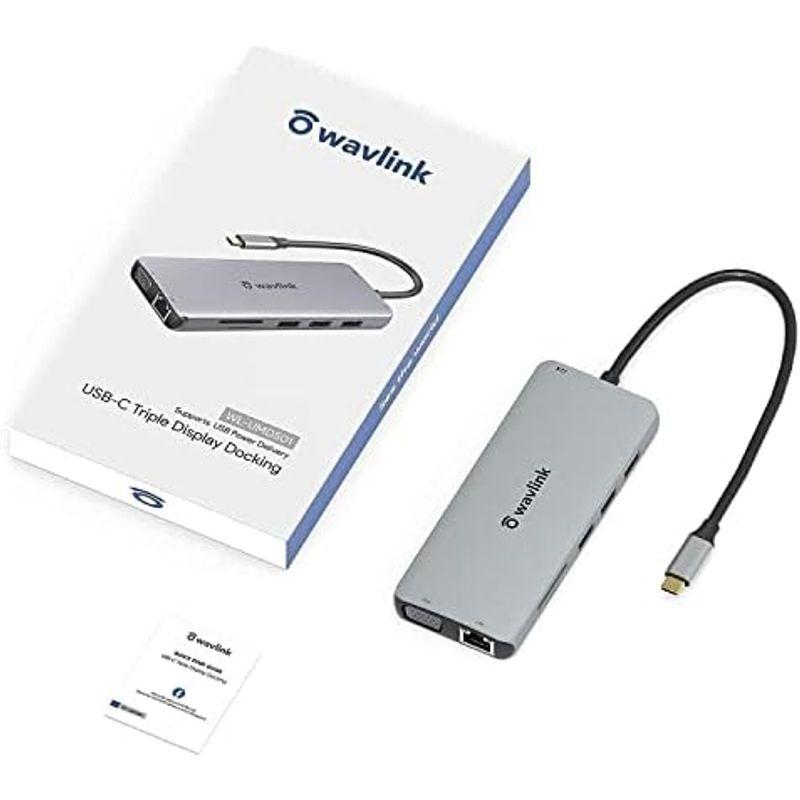 WAVLINK USB-C Ultra 5Kユニバーサル ドッキング ステーション macbook pro用デュアル 4Kドッキングステーシ｜pochon-do｜13