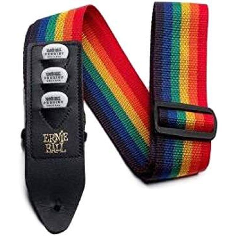 正規品 ERNIE BALL 4044 ギターストラップ レインボー POLYPRO STRAP RAINBOW ポリプロ・ストラップ｜pochon-do｜05