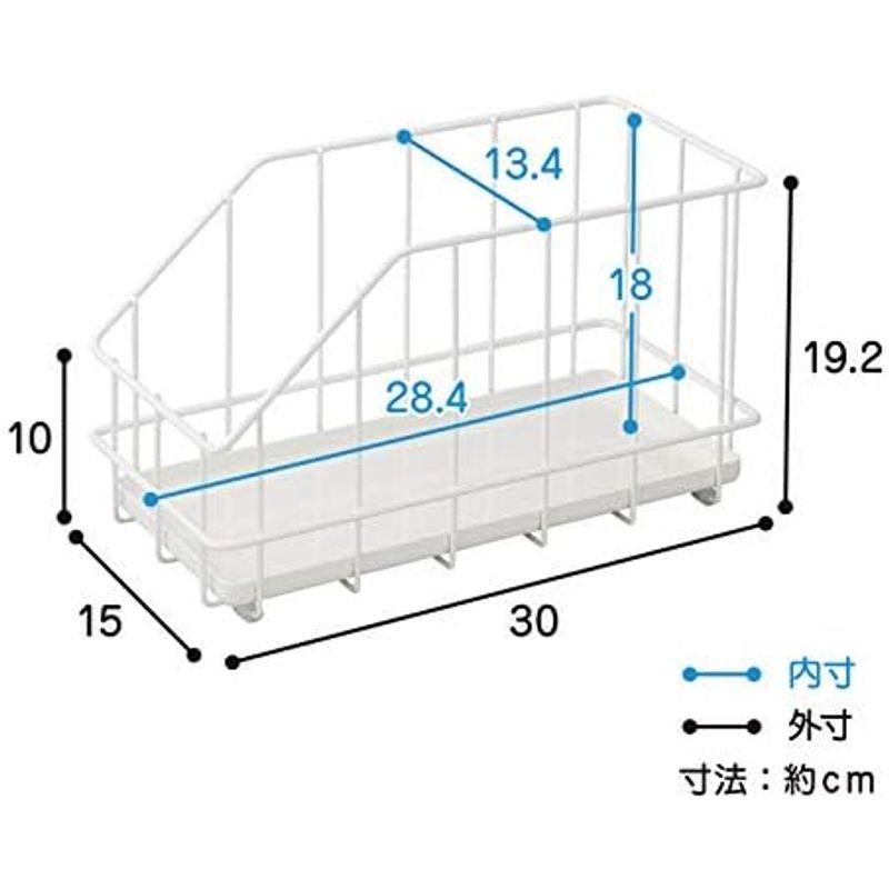 Belca 日本製 ランドリー収納 洗面下フリーラック 伸縮タイプ Sサイズ 幅33~50×奥行30.3×高さ30.7cm ホワイト SSR｜pochon-do｜03