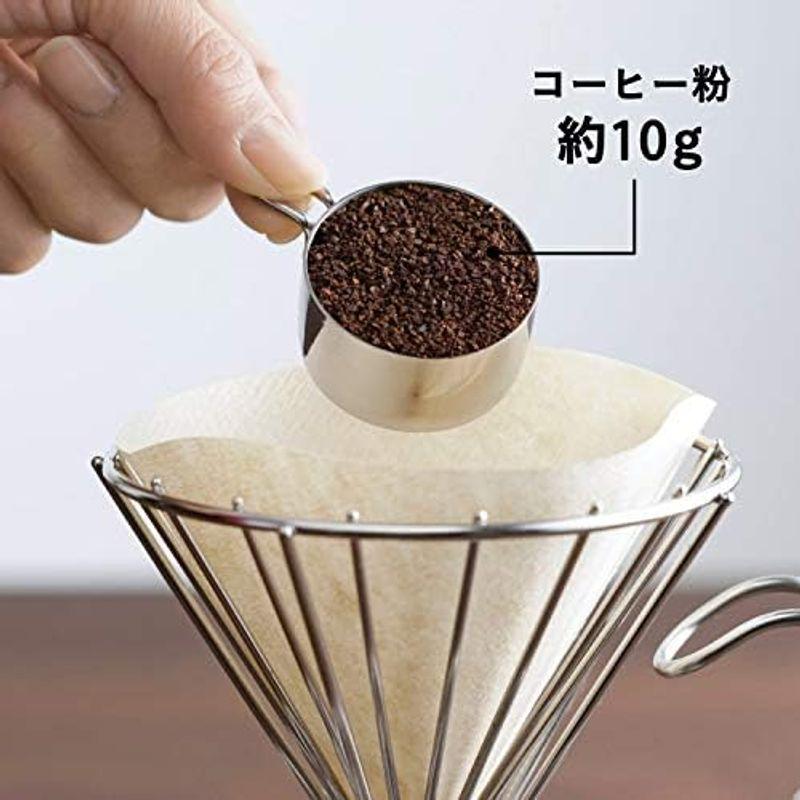 珈琲考具 KOGU 下村企販 コーヒーメジャー 2cup 日本製 ステンレス 食洗機対応 コーヒー豆 粉 計量 8g 1g 調節 40629｜pochon-do｜17