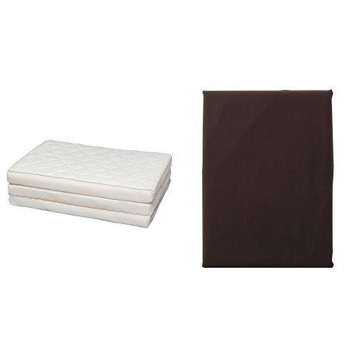 ハイブリッド セット買い ハイブリッド ボックスシ アイリスオーヤマ シーツ カバー エアリーマットレス A B0751kq811 ぽちょん堂 ダブル Hb90 D ホワイト ハイブリッド 高反発 マットレスカバー