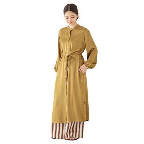日本製 デミルクスビームス Demi Luxe Beams ワンピース サテン シャツワンピース レディース Gold 36 60 Off Clinicagastroservice Com Br