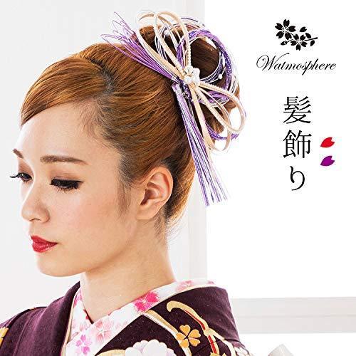高知インター店 水引 髪飾り かんざし 和装 普段使い 日本製 Watmosphere ワトモスフィア ヘアーアクセサリー 二次会 着物 礼装用 55 以上節約 Nicmosul Org