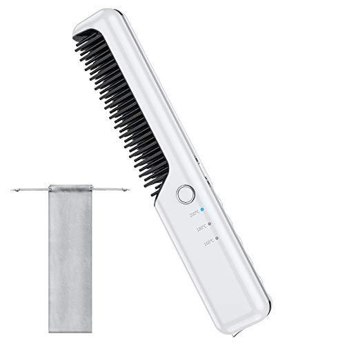 Salon Depot ヘアアイロン ブラシ型 コードレス ストレート ヒートブラシ 2way カール ミニ Usb充電式 3段階温度調整 A B08qrgj9gy ぽちょん堂 通販 Yahoo ショッピング
