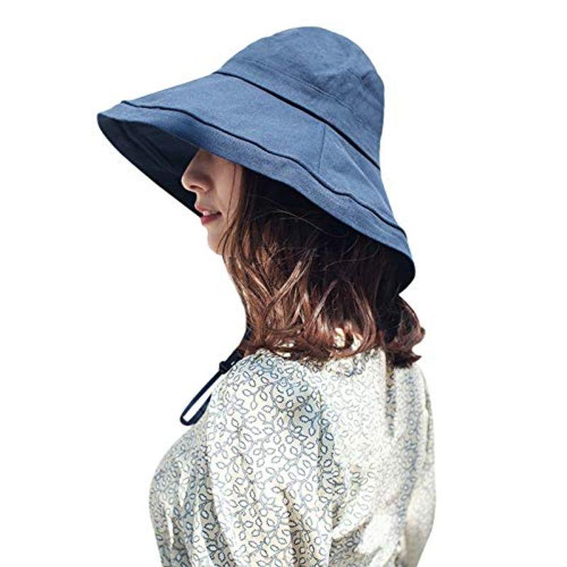 Uvカット帽子レディース 日焼け防止帽子 紫外線対策 折りたたみ 携帯便利 軽量 取り外すあご紐 風で飛ばない アウトドア 旅行用 釣り 自 Y5ifkpncdk レディースファッション Ststephensforest Org