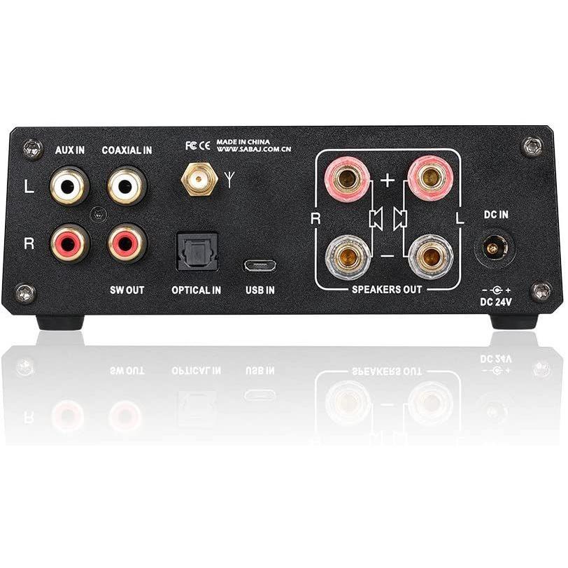 Sabaj A4 ステレオ デジタル パワーアンプ 小型 ヘッドホンアンプ搭載/bluetooth付き プリメインアンプ A4 ステレオ デジタル パワーアンプ 小型 ヘッドホンアンプ搭載/bluetooth付き プリメインアンプ